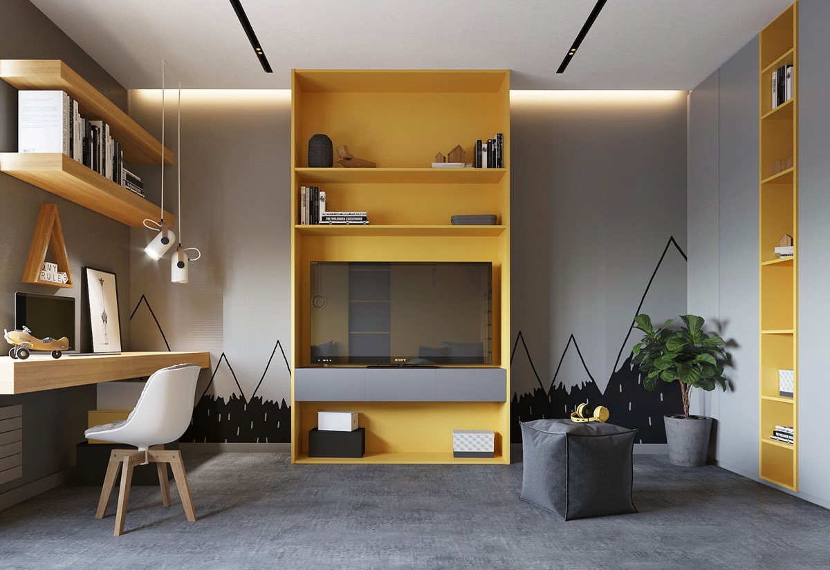 儿童房间装修效果图 现代儿童房的设计创意 诺诚智慧家